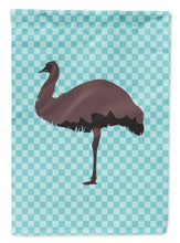 Load image into Gallery viewer, Emu Blue Check Garden Flag - Outdoor Decorative Yard Flag