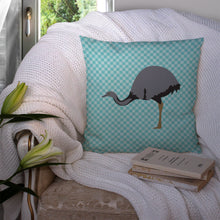 Load image into Gallery viewer, Rhea Blue Check Throw Pillow - 14x14 Decorative Pillow – Art for Your Home &amp; Patio BB8097PW1414