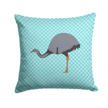 Load image into Gallery viewer, Rhea Blue Check Throw Pillow - 14x14 Decorative Pillow – Art for Your Home &amp; Patio BB8097PW1414