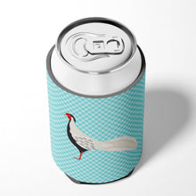 Load image into Gallery viewer, Silver Pheasant Blue Check Can or Bottle Hugger BB8103CC