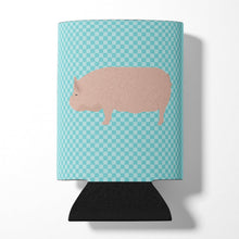 Load image into Gallery viewer, Welsh Pig Blue Check Can or Bottle Hugger BB8111CC