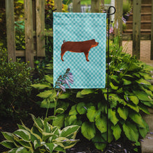 Load image into Gallery viewer, Duroc Pig Blue Check Garden Flag - Outdoor Decorative Yard Flag