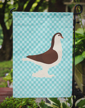 Load image into Gallery viewer, Large Pigeon Blue Check Garden Flag - Outdoor Decorative Yard Flag