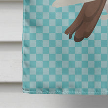 Load image into Gallery viewer, German Helmet Pigeon Blue Check Flag Canvas House Size BB8118CHF