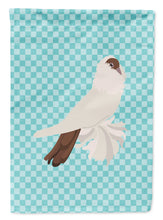 Load image into Gallery viewer, German Helmet Pigeon Blue Check Garden Flag - Outdoor Decorative Yard Flag