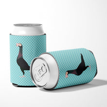 Load image into Gallery viewer, English Carrier Pigeon Blue Check Can or Bottle Hugger BB8119CC