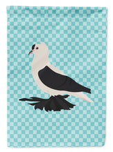 Load image into Gallery viewer, Saxon Fairy Swallow Pigeon Blue Check Garden Flag - Outdoor Decorative Yard Flag
