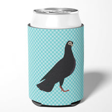 Load image into Gallery viewer, Budapest Highflyer Pigeon Blue Check Can or Bottle Hugger BB8121CC