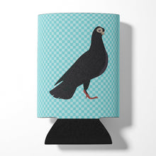 Load image into Gallery viewer, Budapest Highflyer Pigeon Blue Check Can or Bottle Hugger BB8121CC