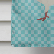 Load image into Gallery viewer, Capuchin Red Pigeon Blue Check Flag Canvas House Size BB8122CHF