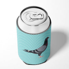 Load image into Gallery viewer, Racing Pigeon Blue Check Can or Bottle Hugger BB8125CC