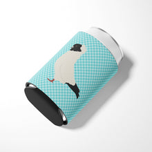 Load image into Gallery viewer, Nun Pigeon Blue Check Can or Bottle Hugger BB8126CC