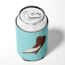 Load image into Gallery viewer, English Pouter Pigeon Blue Check Can or Bottle Hugger BB8128CC