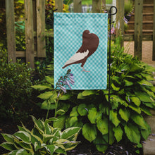 Load image into Gallery viewer, English Pouter Pigeon Blue Check Garden Flag - Outdoor Decorative Yard Flag