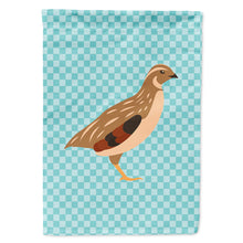 Load image into Gallery viewer, Golden Phoenix Quail Blue Check Flag Canvas House Size BB8129CHF
