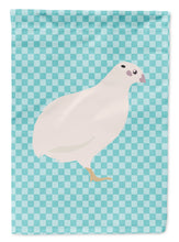 Load image into Gallery viewer, Texas Quail Blue Check Garden Flag - Outdoor Decorative Yard Flag