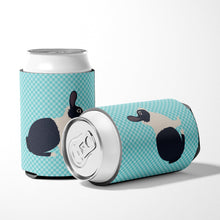 Load image into Gallery viewer, Dutch Rabbit Blue Check Can or Bottle Hugger BB8132CC