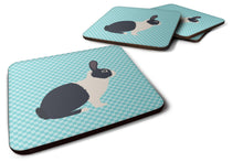 Load image into Gallery viewer, Dutch Rabbit Blue Check Foam Coaster  BB8132FC