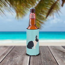 Load image into Gallery viewer, Dutch Rabbit Blue Check   Hugger for slim cans