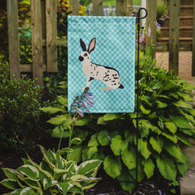 Load image into Gallery viewer, English Spot Rabbit Blue Check Garden Flag - Outdoor Decorative Yard Flag