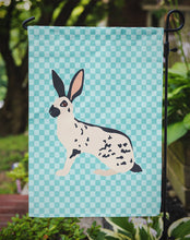 Load image into Gallery viewer, English Spot Rabbit Blue Check Garden Flag - Outdoor Decorative Yard Flag