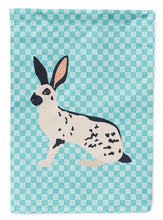 Load image into Gallery viewer, English Spot Rabbit Blue Check Garden Flag - Outdoor Decorative Yard Flag