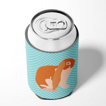 Load image into Gallery viewer, English Lop Rabbit Blue Check Can or Bottle Hugger BB8136CC