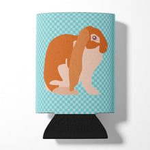 Load image into Gallery viewer, English Lop Rabbit Blue Check Can or Bottle Hugger BB8136CC