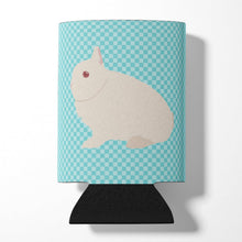 Load image into Gallery viewer, Hermelin Rabbit Blue Check Can or Bottle Hugger BB8138CC