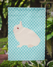 Load image into Gallery viewer, Hermelin Rabbit Blue Check Garden Flag - Outdoor Decorative Yard Flag