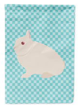 Load image into Gallery viewer, Hermelin Rabbit Blue Check Garden Flag - Outdoor Decorative Yard Flag