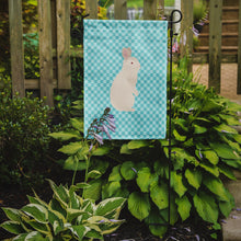 Load image into Gallery viewer, New Zealand White Rabbit Blue Check Garden Flag - Outdoor Decorative Yard Flag
