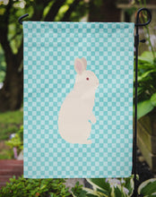 Load image into Gallery viewer, New Zealand White Rabbit Blue Check Garden Flag - Outdoor Decorative Yard Flag