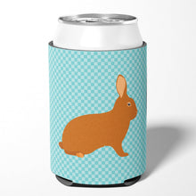 Load image into Gallery viewer, Rex Rabbit Blue Check Can or Bottle Hugger BB8143CC