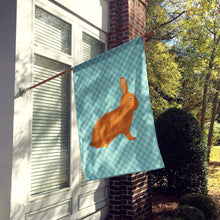 Load image into Gallery viewer, Rex Rabbit Blue Check Flag Canvas House Size BB8143CHF
