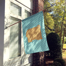Load image into Gallery viewer, Lincoln Longwool Sheep Blue Check Flag Canvas House Size BB8145CHF