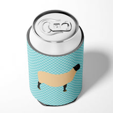Load image into Gallery viewer, Suffolk Sheep Blue Check Can or Bottle Hugger BB8146CC
