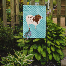 Load image into Gallery viewer, Jacob Sheep Blue Check Garden Flag - Outdoor Decorative Yard Flag