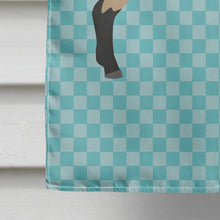 Load image into Gallery viewer, Hampshire Down Sheep Blue Check Flag Canvas House Size BB8150CHF
