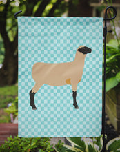 Load image into Gallery viewer, Hampshire Down Sheep Blue Check Garden Flag - Outdoor Decorative Yard Flag