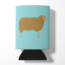 Load image into Gallery viewer, East Friesian Sheep Blue Check Can or Bottle Hugger BB8151CC