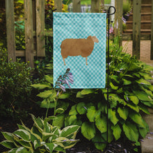 Load image into Gallery viewer, East Friesian Sheep Blue Check Garden Flag - Outdoor Decorative Yard Flag