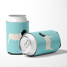 Load image into Gallery viewer, Dorper Sheep Blue Check Can or Bottle Hugger BB8152CC