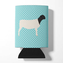 Load image into Gallery viewer, Dorper Sheep Blue Check Can or Bottle Hugger BB8152CC