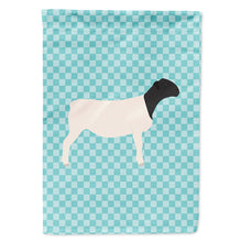 Load image into Gallery viewer, Dorper Sheep Blue Check Flag Canvas House Size BB8152CHF