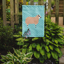 Load image into Gallery viewer, Kerry Hill Sheep Blue Check Garden Flag - Outdoor Decorative Yard Flag