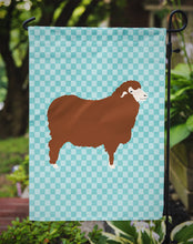 Load image into Gallery viewer, Merino Sheep Blue Check Garden Flag - Outdoor Decorative Yard Flag