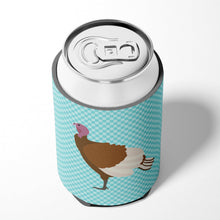Load image into Gallery viewer, Bourbon Red Turkey Hen Blue Check Can or Bottle Hugger BB8156CC
