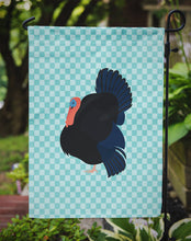 Load image into Gallery viewer, Norfolk Black Turkey Blue Check Garden Flag - Outdoor Decorative Yard Flag