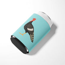 Load image into Gallery viewer, Marragansett Turkey Blue Check Can or Bottle Hugger BB8161CC